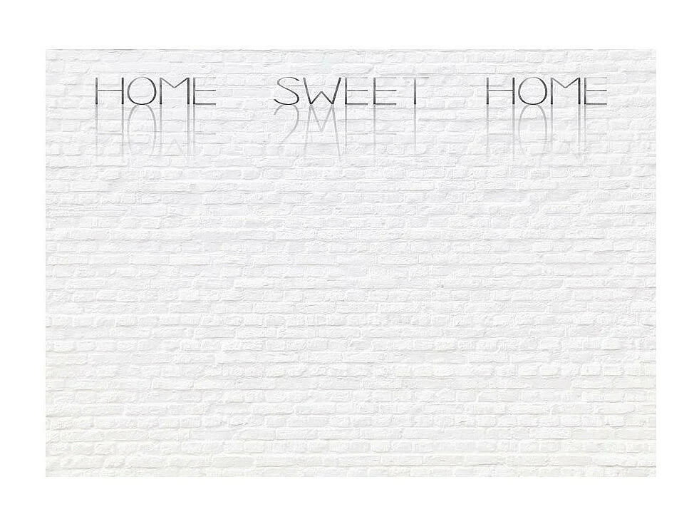 Papier Peint "Home Sweet Home Wall" 70 x 100 cm