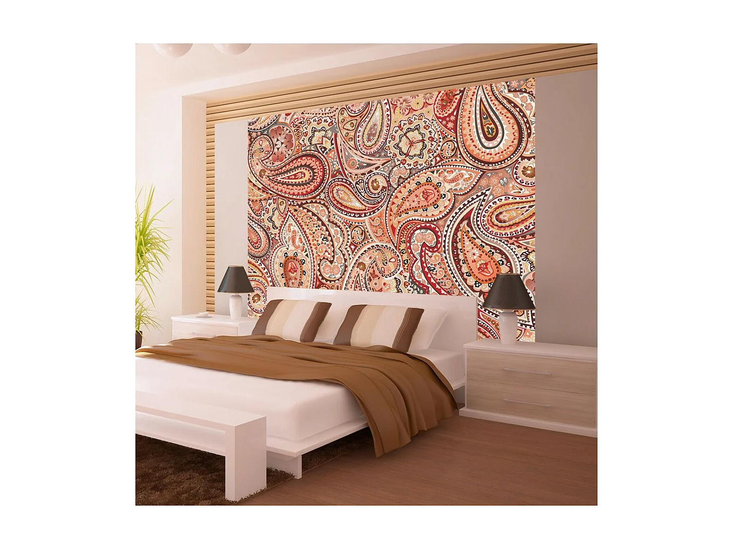 Papier Peint "Une Touche D'Orient" 231 x 300 cm