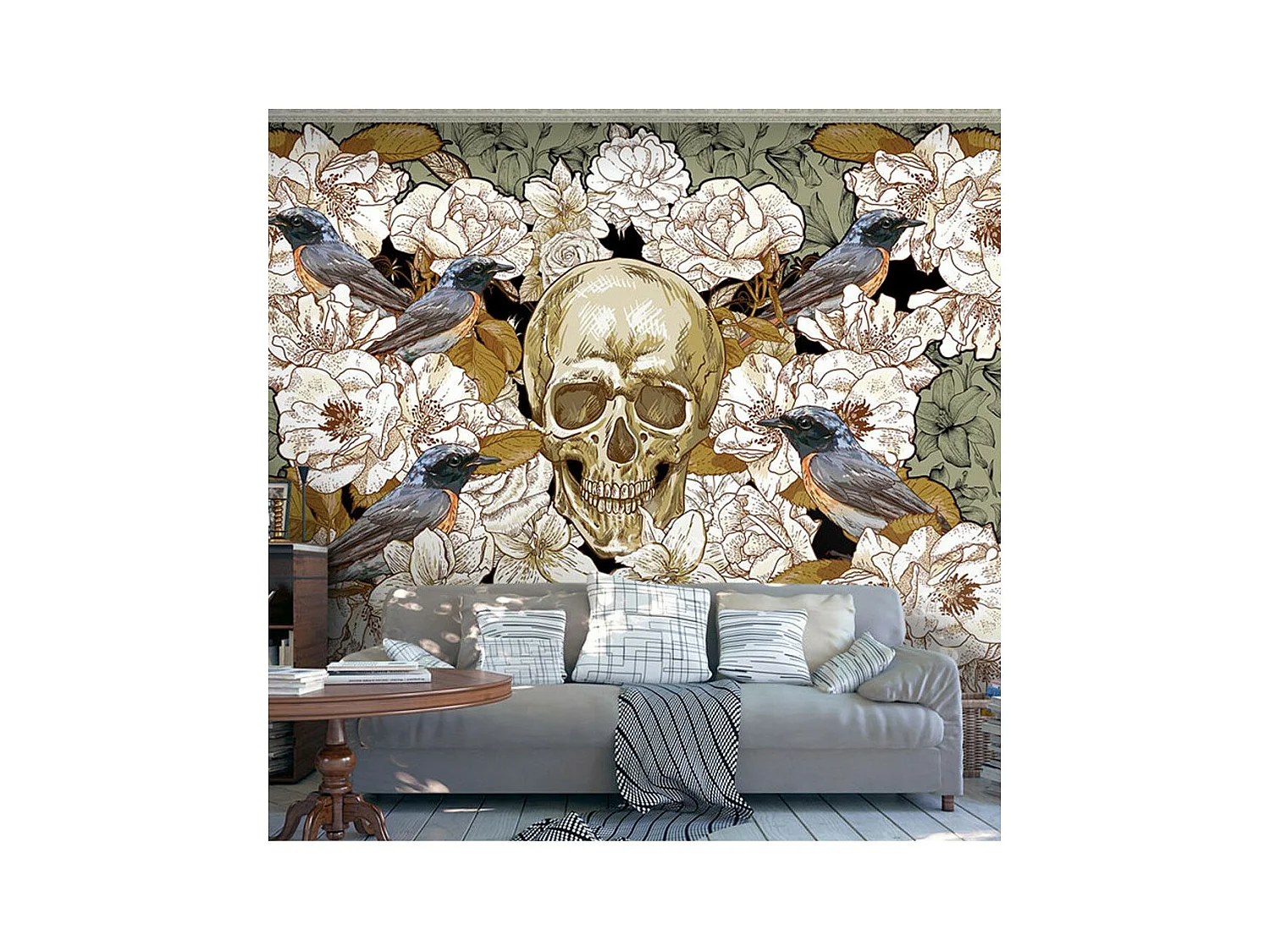 Papier Peint "Among Flowers" 105 x 150 cm