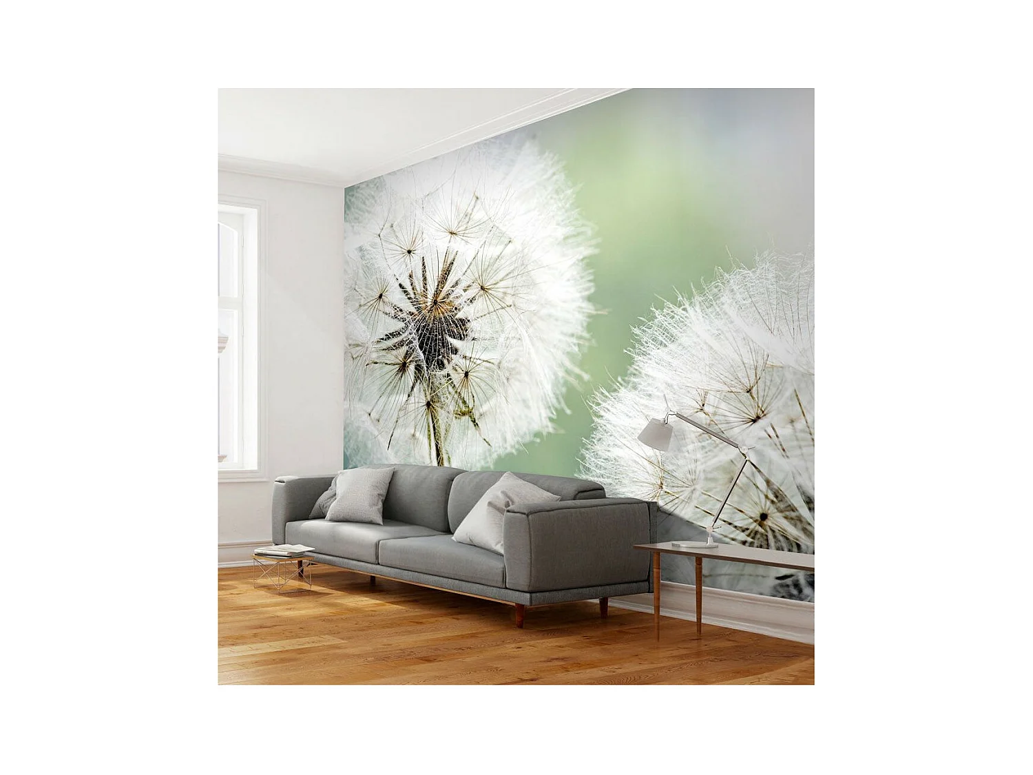 Papier Peint "Deux Pissenlits" 154 x 200 cm