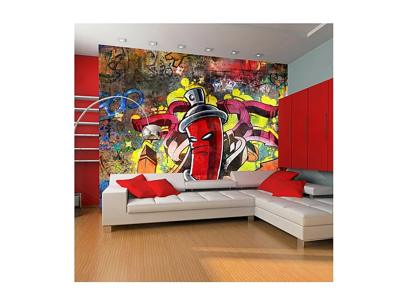 Papier Peint II "Graffiti Monster" 193 x 250 cm