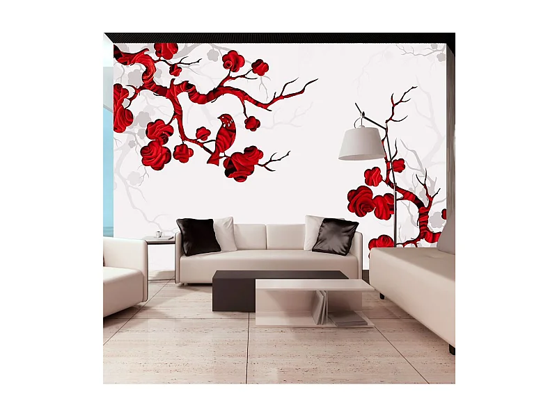 Papier Peint "Red Bush" 210 x 300 cm