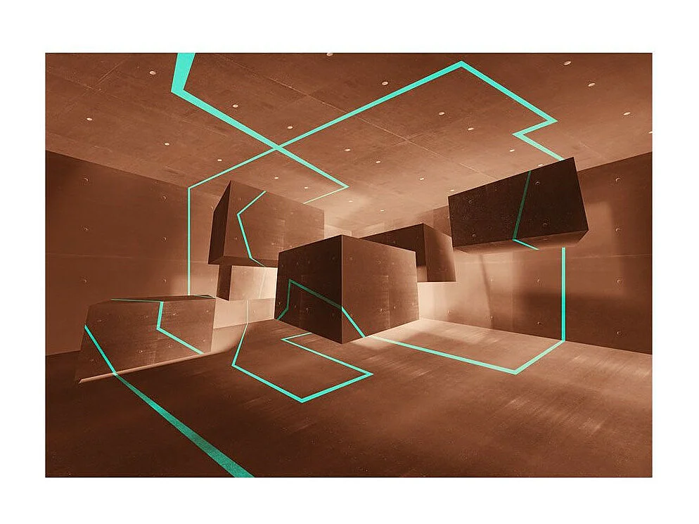 Papier Peint "Celadon Trail" 245 x 350 cm