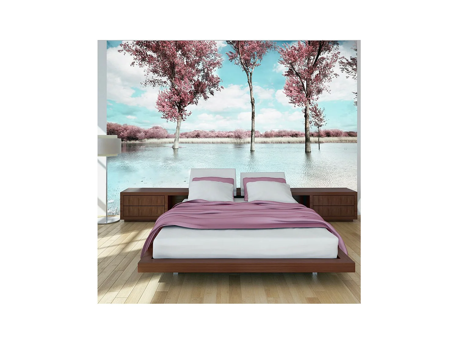 Papier Peint "Autumn Scenery" 140 x 200 cm