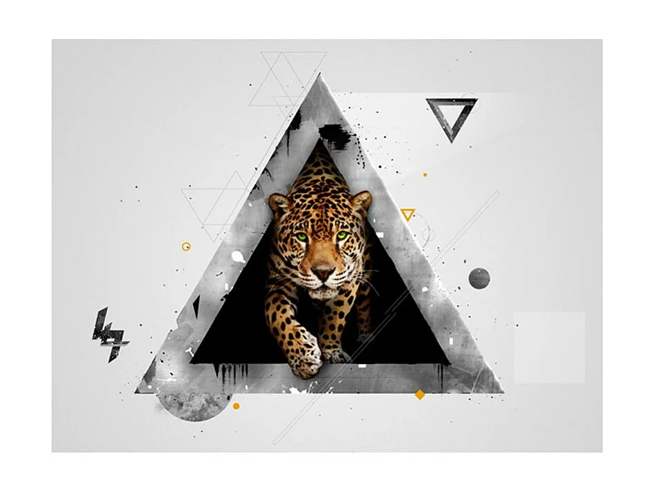 Papier Peint "Abstraction Sauvage" 231 x 300 cm