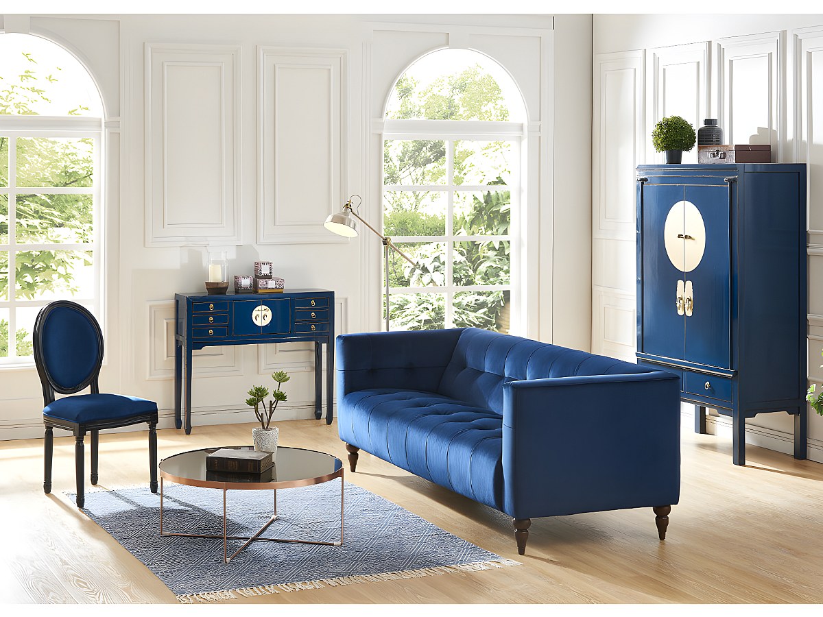 Kleiderschrank chinesischer Hochzeitsschrank Nantong - Blau