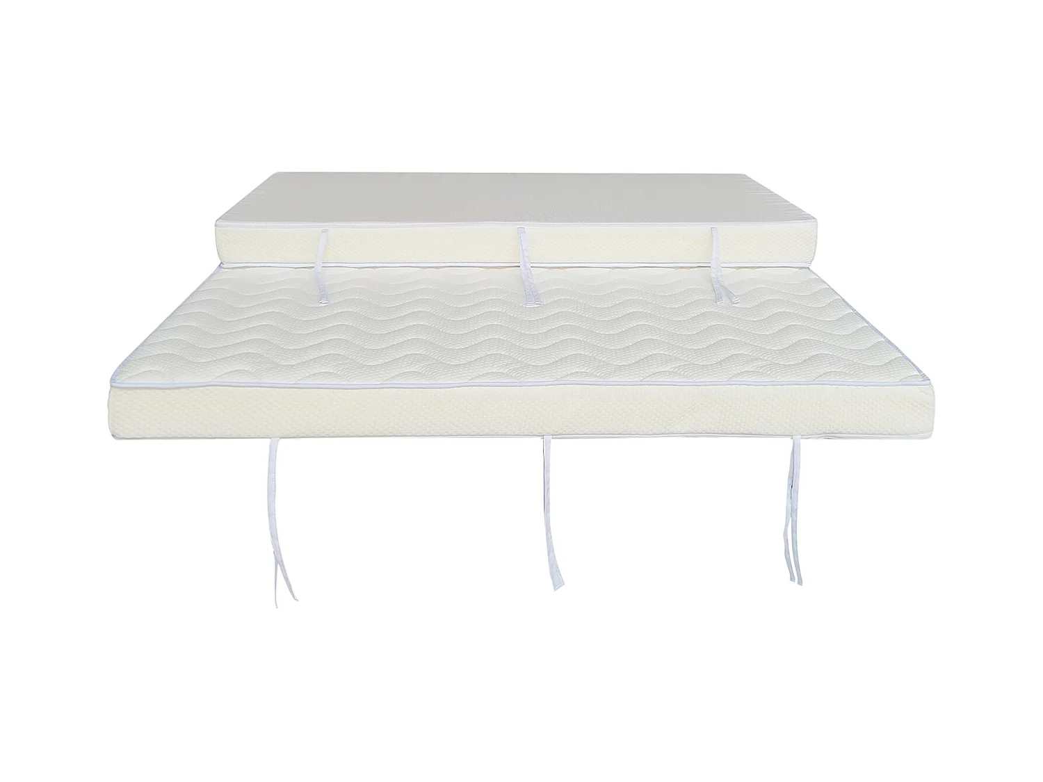 Materasso matrimoniale francese in schiuma divano a fisarmonica 140 x 190 cm sp.10 cm- FERIA