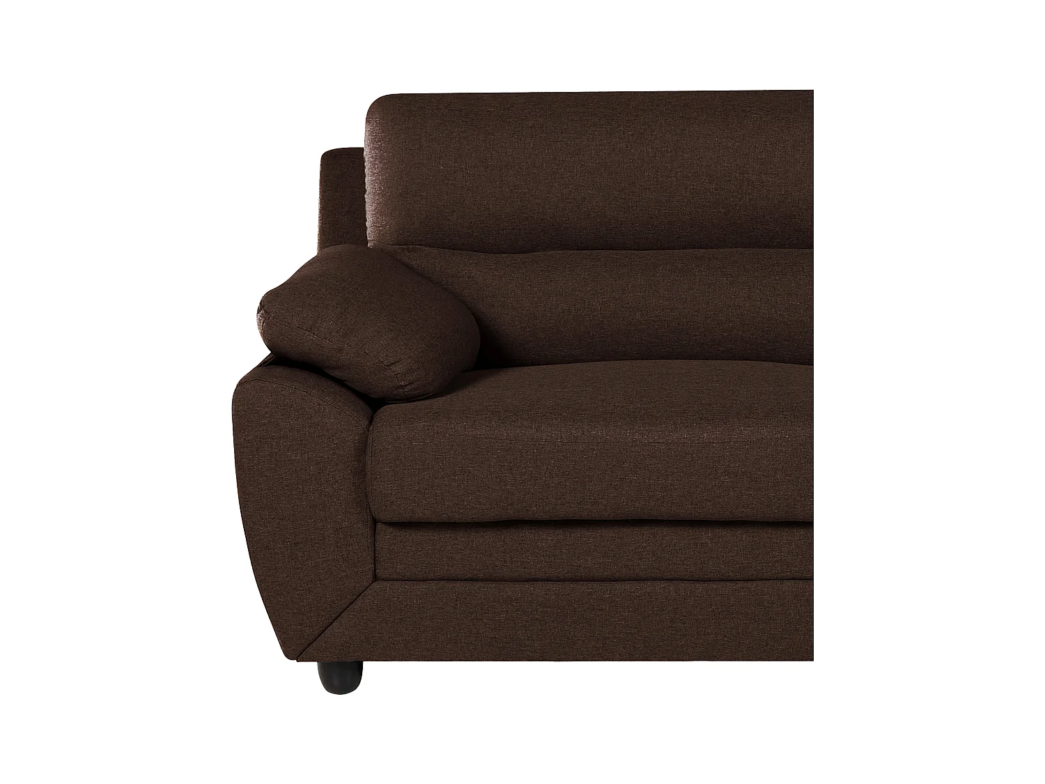 Sofá de 3+2 plazas MANOA tapizado de tela - Marrón