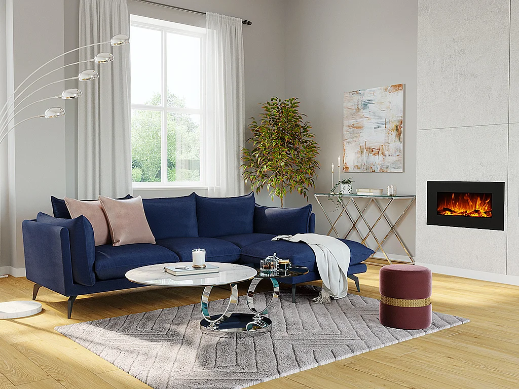 Tapis shaggy en relief à poils longs - 160 x 230 cm - Gris - MAZE