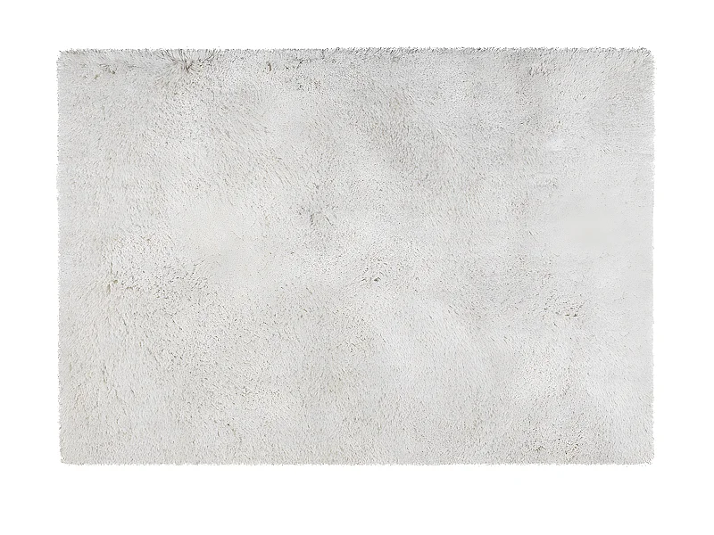 Hochflorteppich - 160 x 230 cm - Microfaser - Weiß - HARVEY