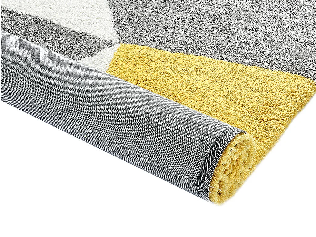 Alfombra de microfibra YULE – poliéster - Multicolor  - 160 x 230 cm