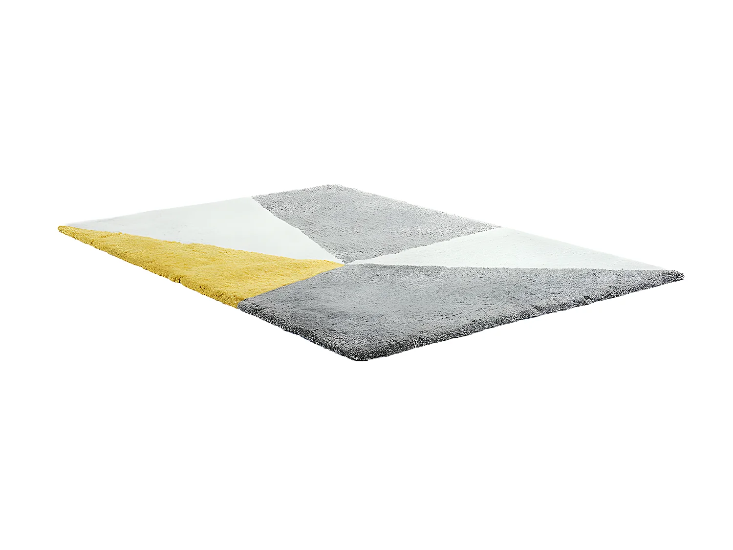 Tapete de microfibra YULE - poliéster - Multicolorido - 160*230 cm