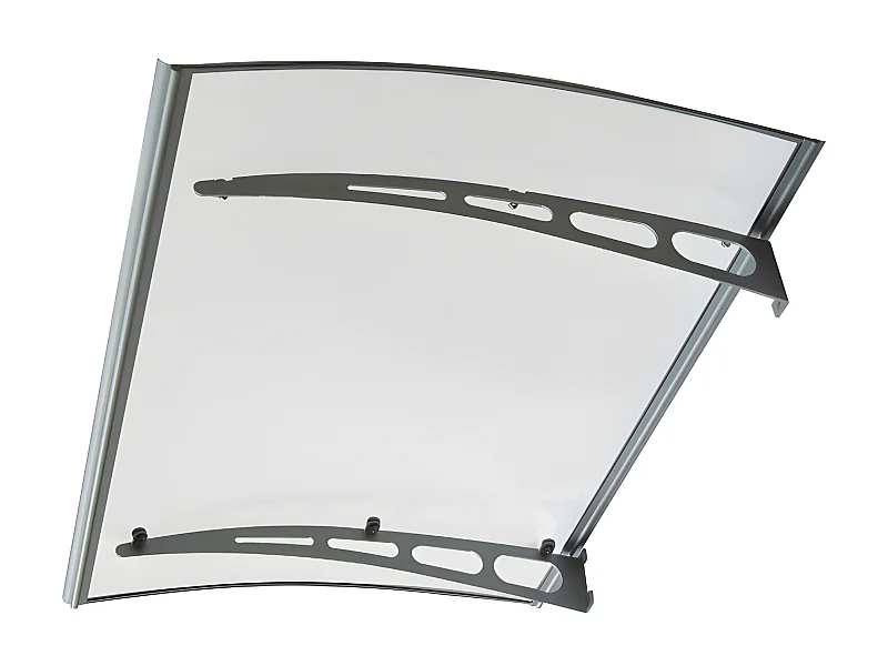 Pensilina dritta NEONA in alluminio - 150x90x15 cm