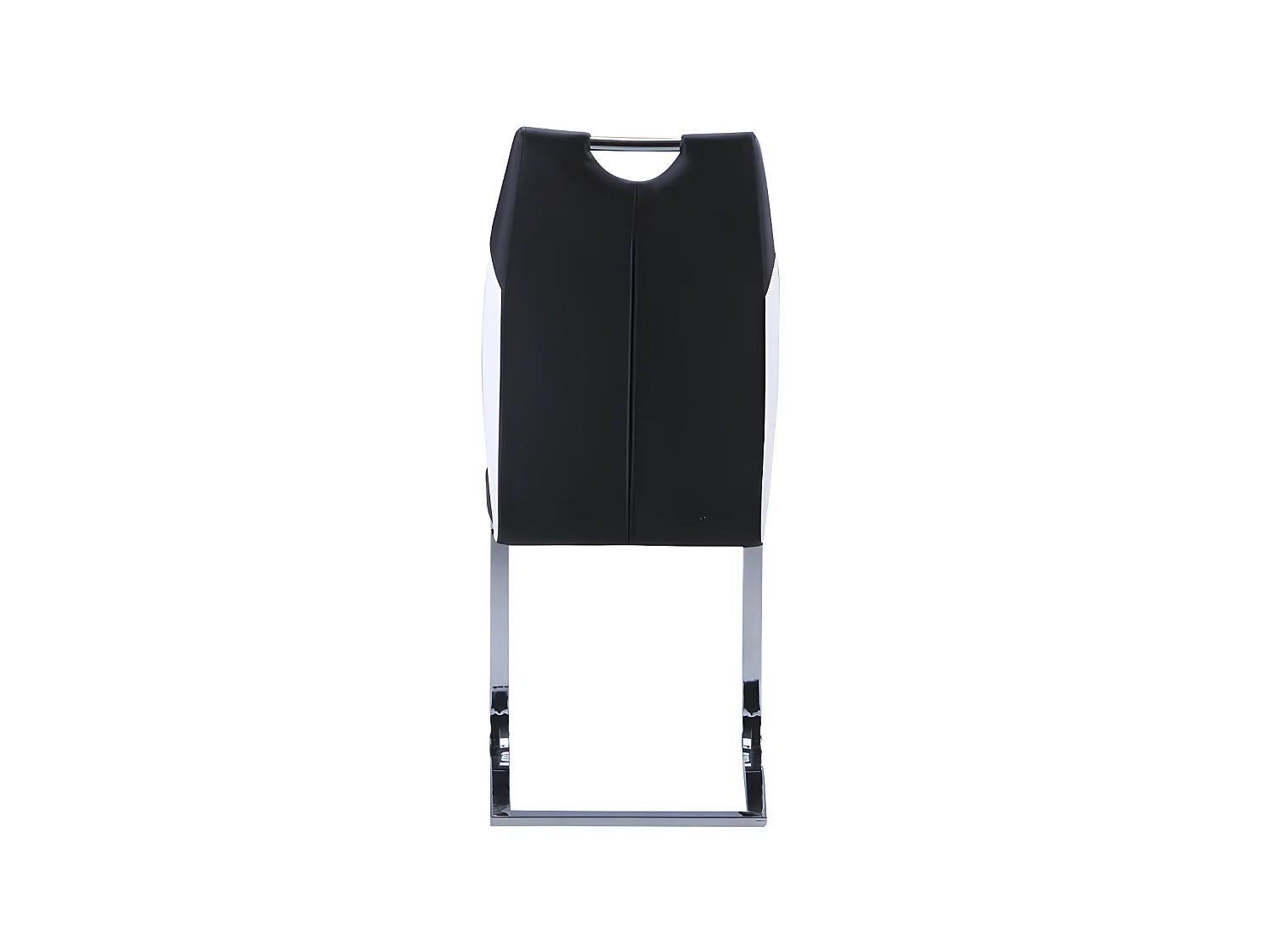 Ensemble table + 4 chaises - Coloris : noir et blanc - WINCH