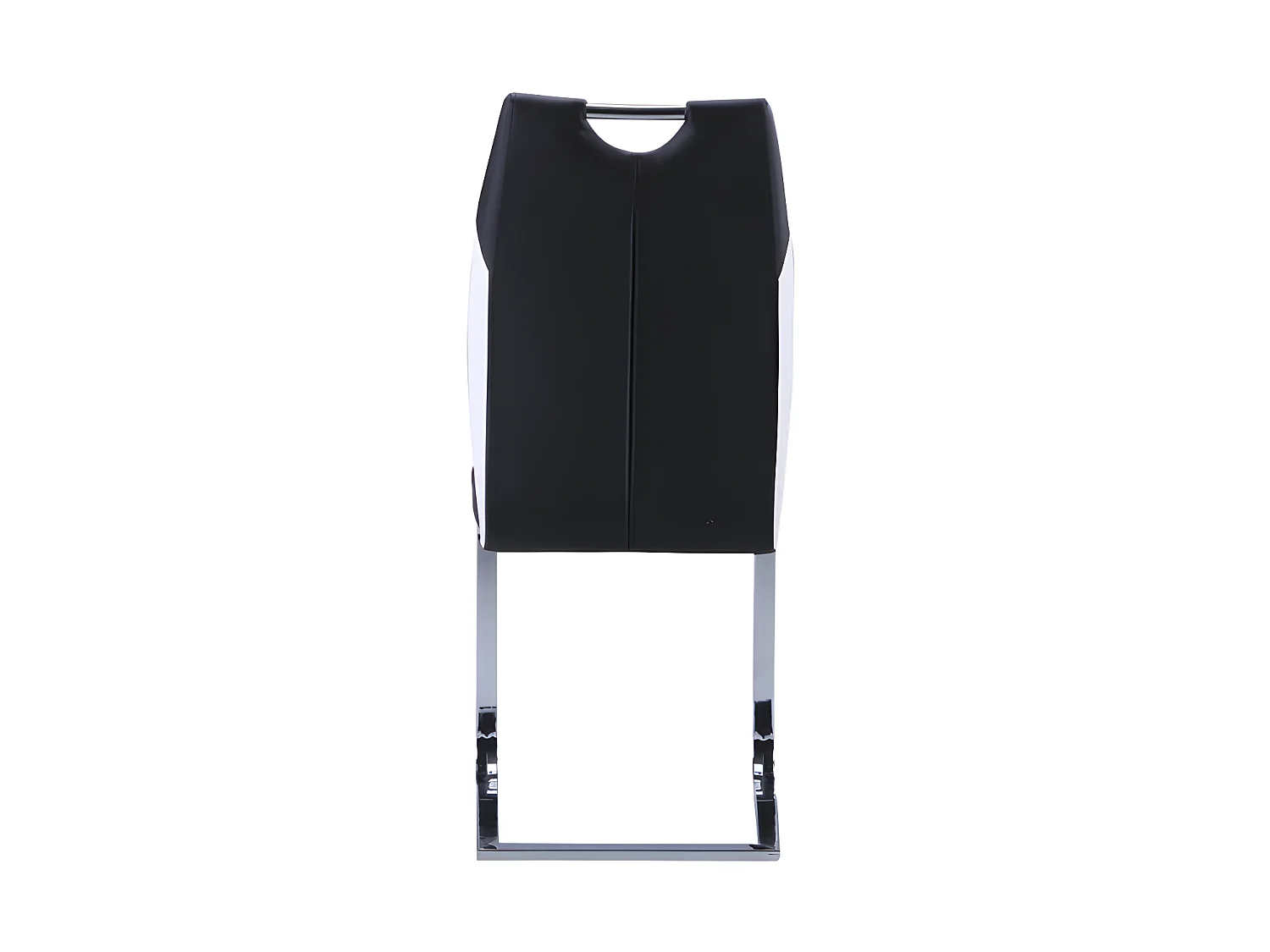 Ensemble table + 4 chaises - Coloris : noir et blanc - WINCH