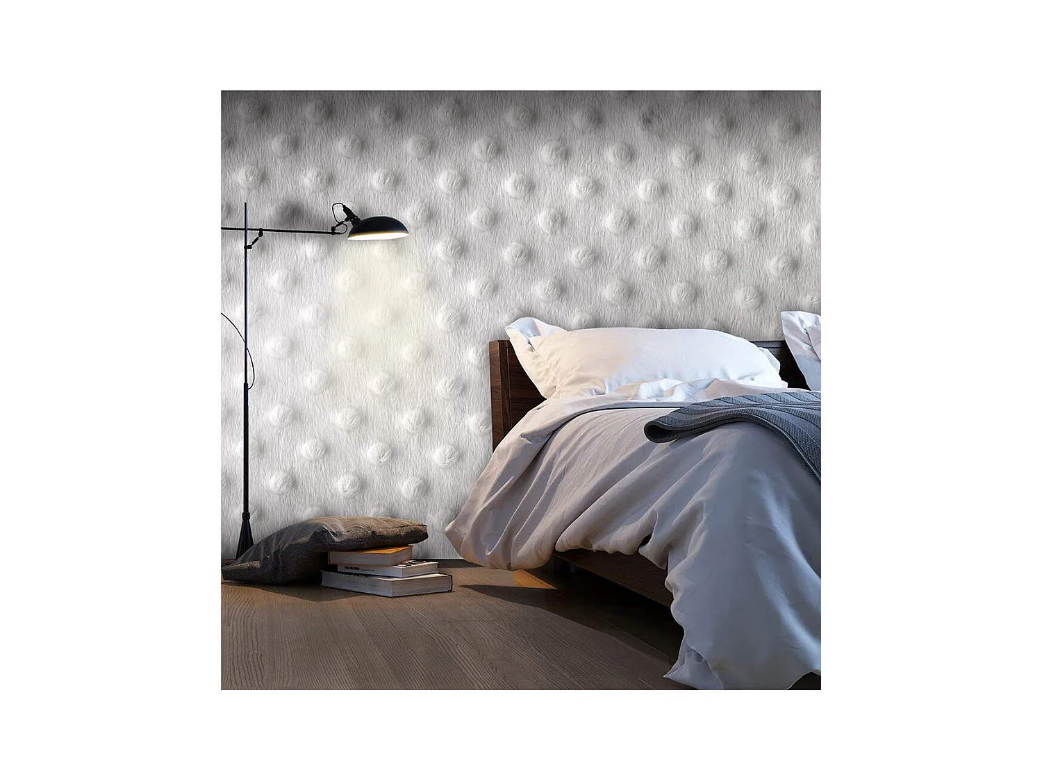 Papier Peint "Little White Bear" 175 x 250 cm