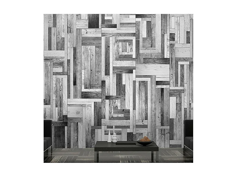 Papier Peint "Gray Labyrinth" 50x1000cm