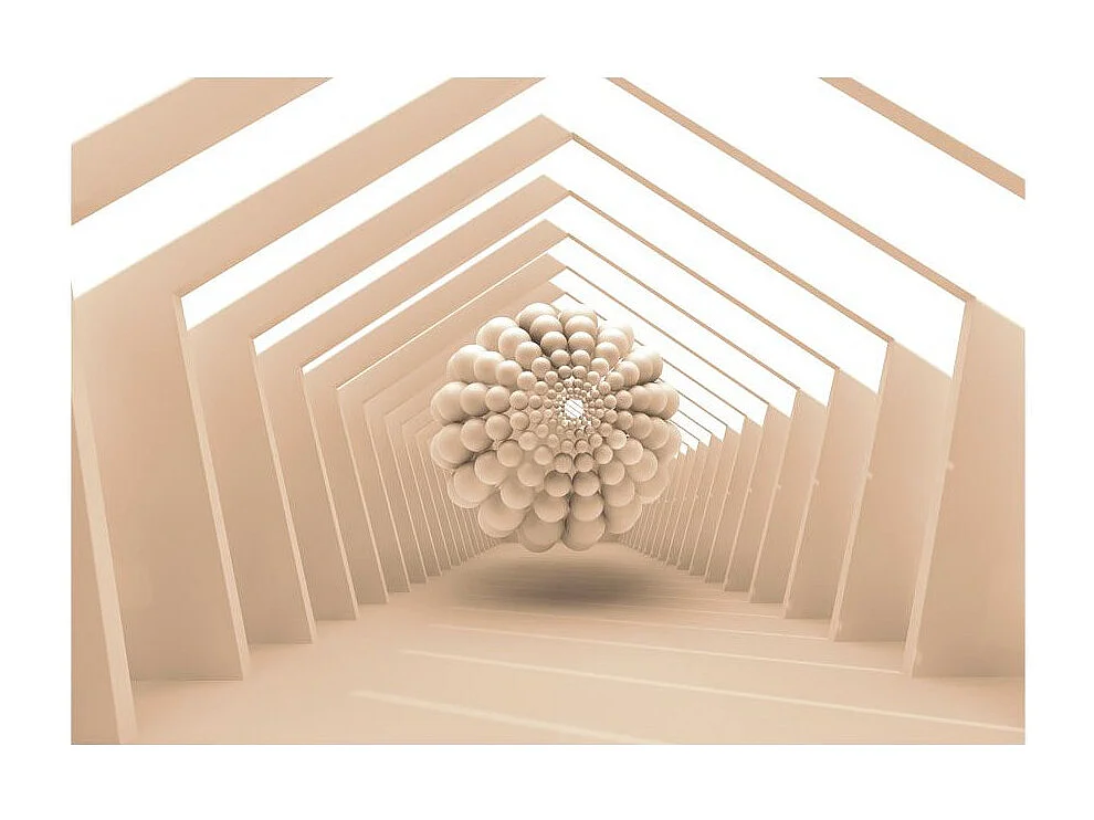 Papier Peint "Abstract Corridor" 70 x 100 cm