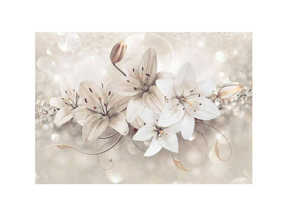 Papier Peint "Diamond Lilies" 70 x 100 cm