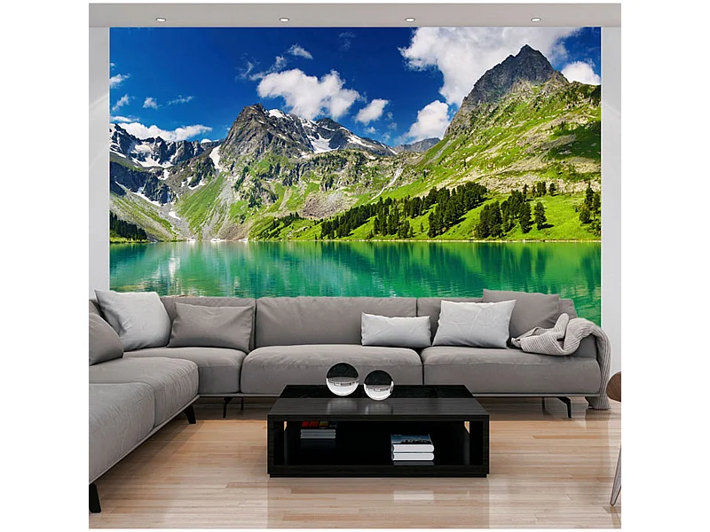 Papier Peint "Lac de Montagne" 270 x 350 cm
