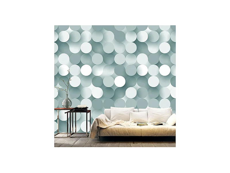 Papier Peint "In the Net of Grey" 245 x 350 cm