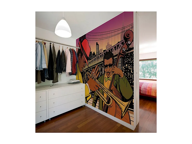 Papier Peint "Soirée Jazz" 193 x 250 cm