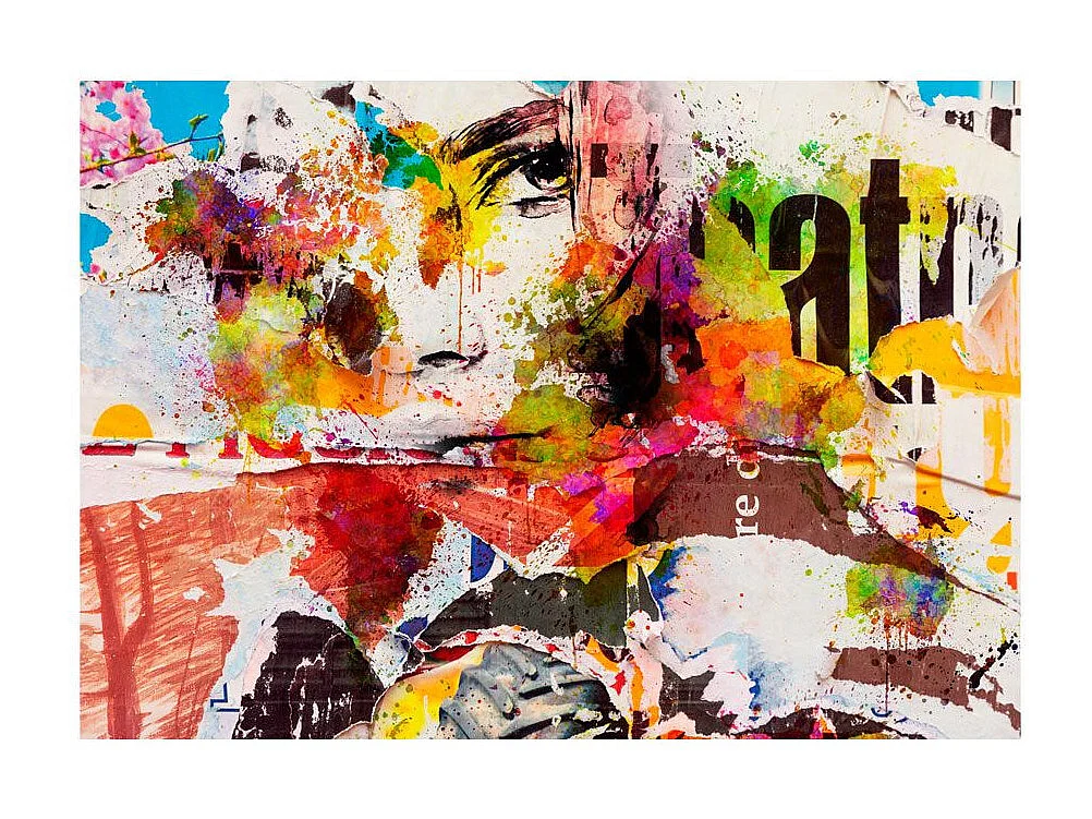 Papier Peint "City Collage" 140 x 200 cm