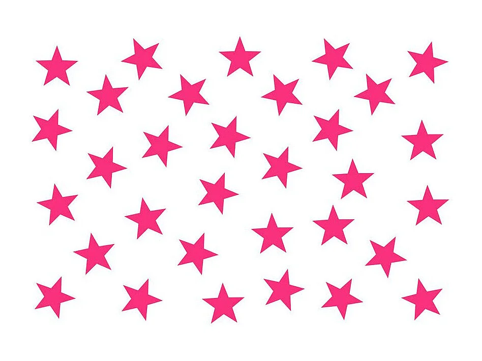 Papier Peint "Pink Star" 175 x 250 cm