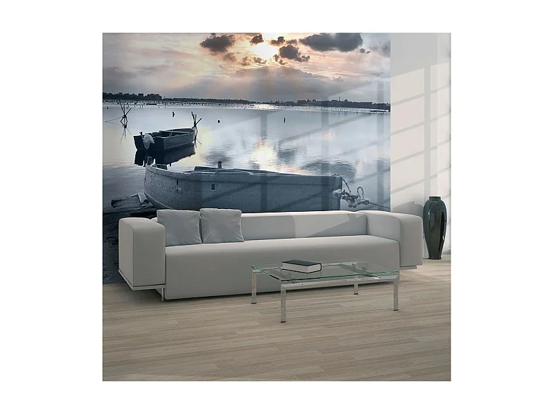 Papier Peint "Little Port Boats" 154 x 200 cm