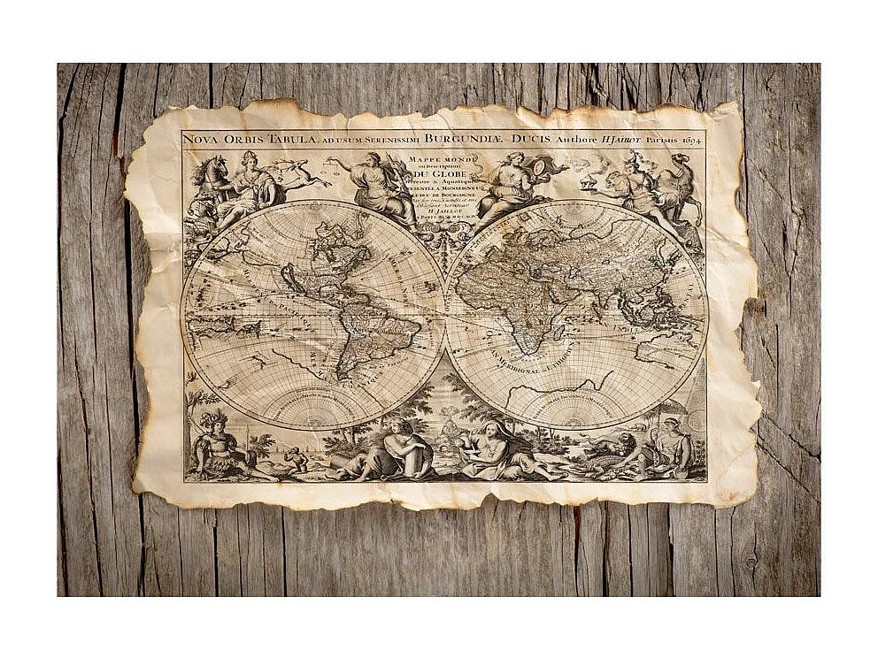 Papier Peint "Nova Orbis Tabula" 175 x 250 cm