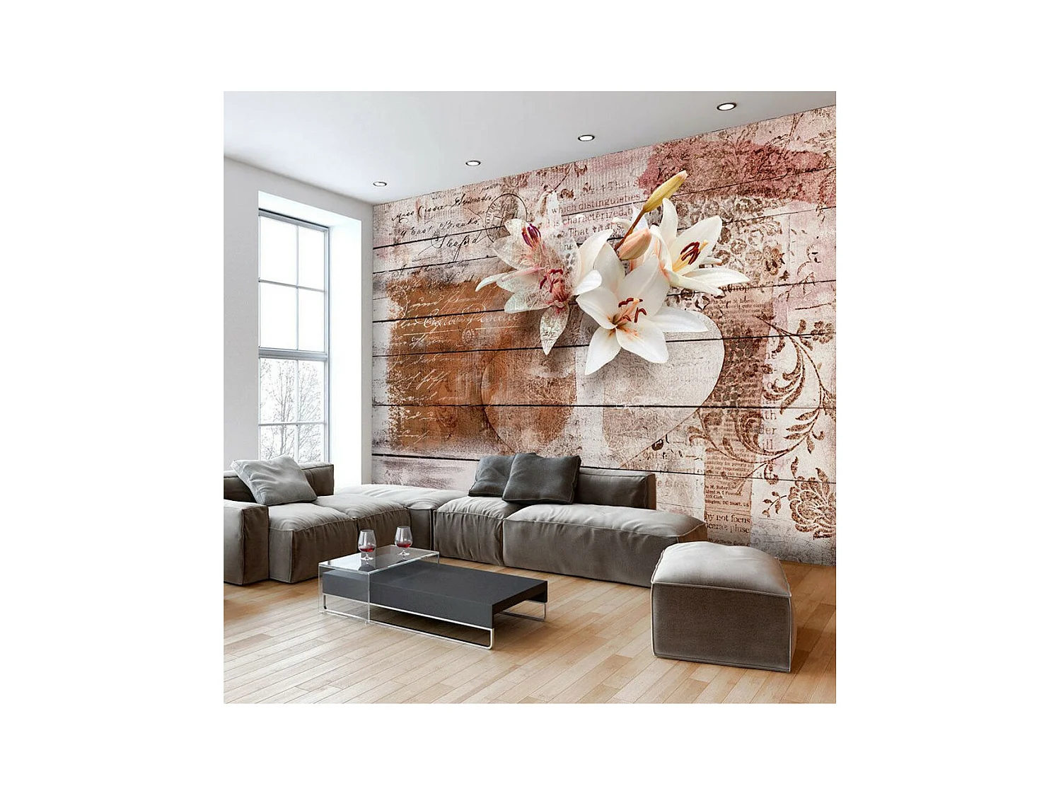 Papier Peint "Romantic Memories" 210 x 300 cm