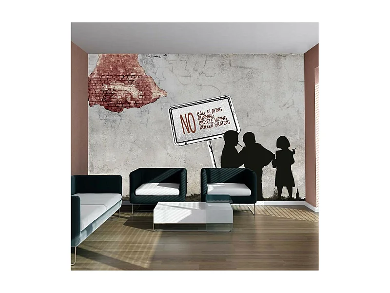 Papier Peint "NO Ball Playing" 175 x 250 cm