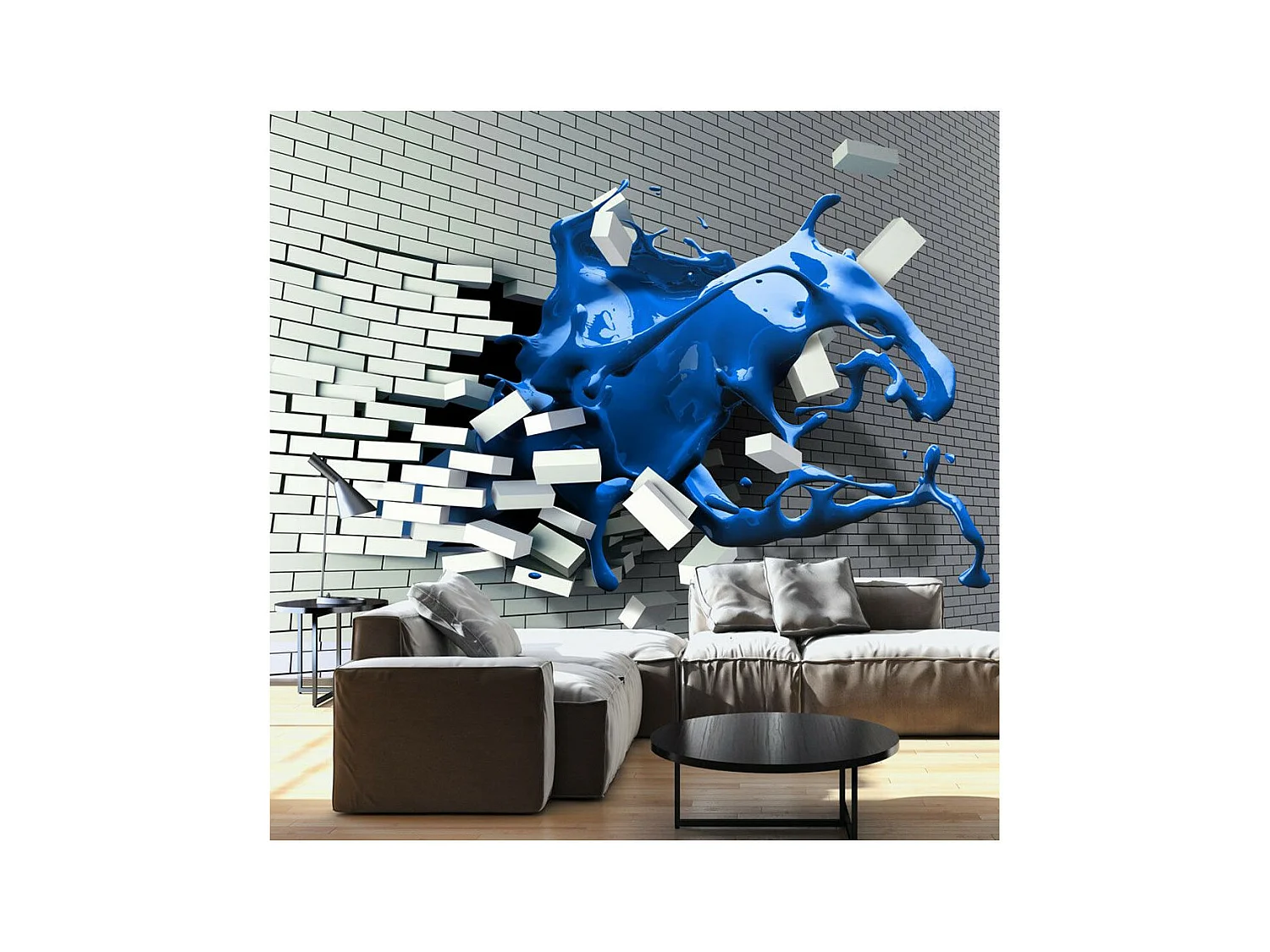 Papier Peint "Muse de Sapphire" 70 x 100 cm