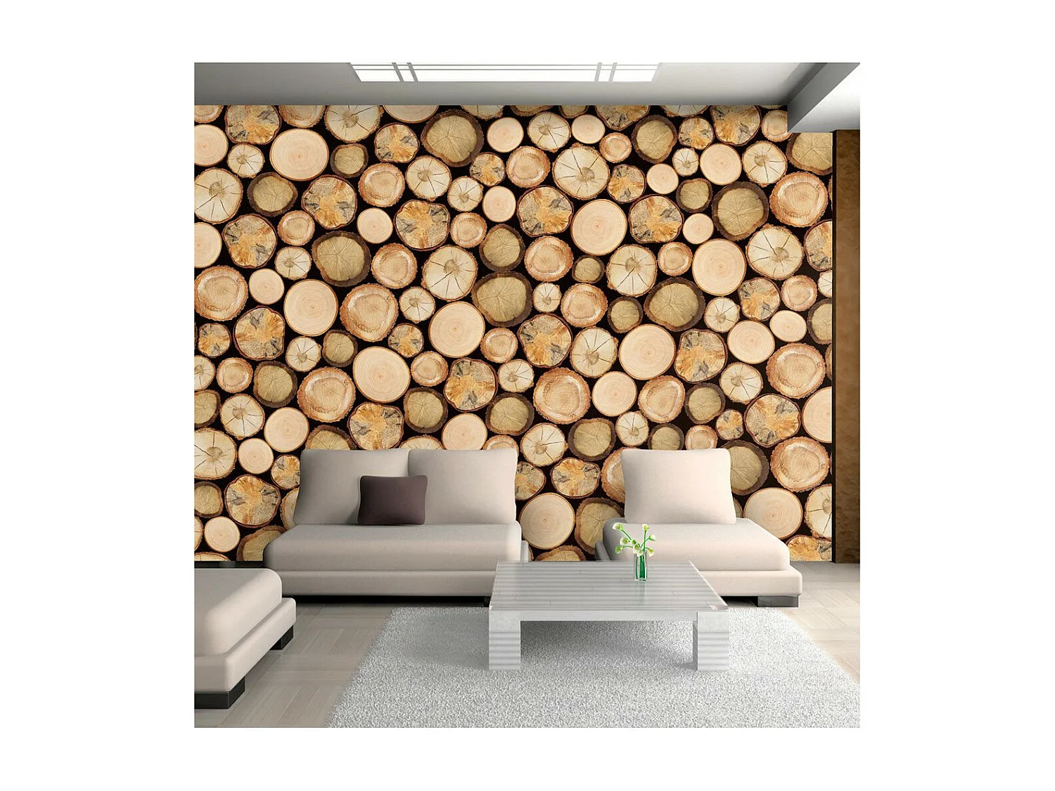 Papier Peint "Dans la Scierie" 175 x 250 cm