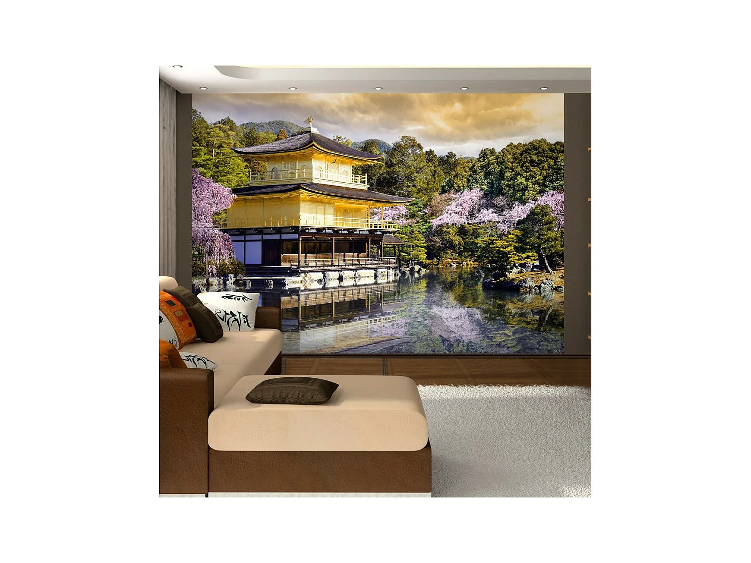 Papier Peint "Paysage Japonais" 70 x 100 cm