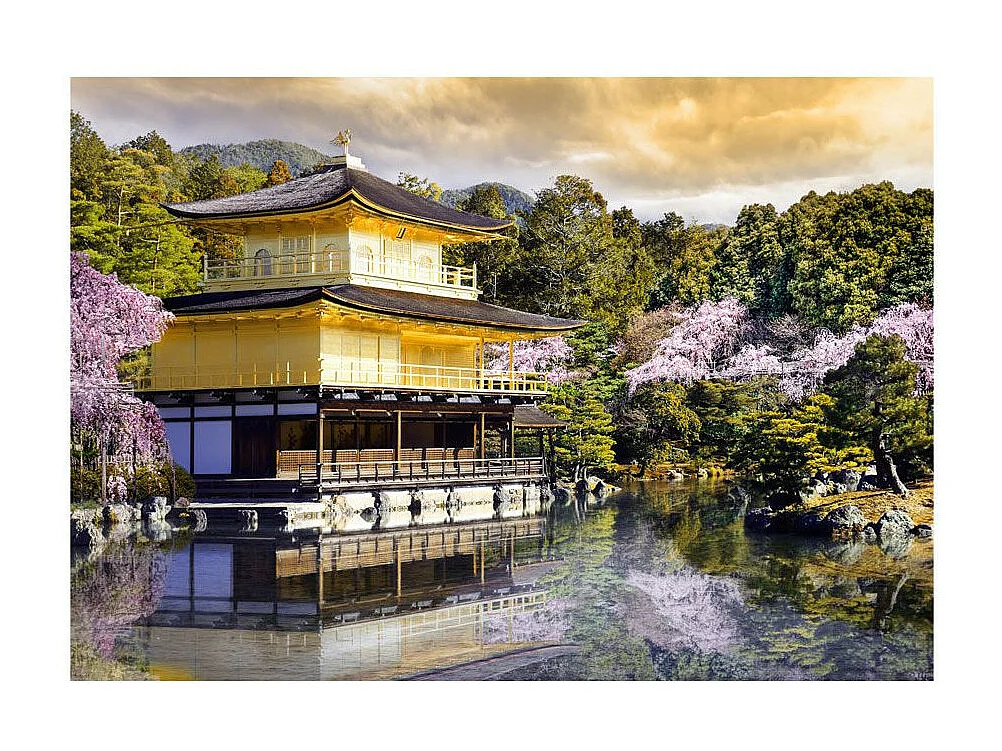 Papier Peint "Paysage Japonais" 70 x 100 cm