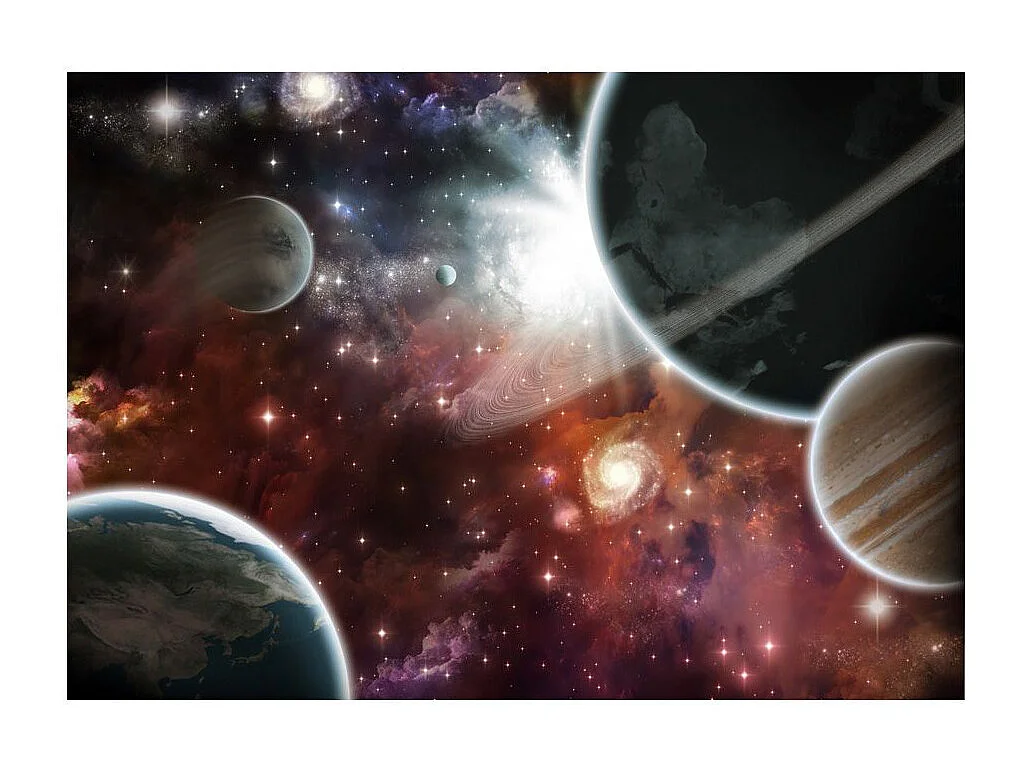 Papier Peint "Walk in Space" 140 x 200 cm