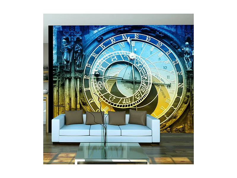 Papier Peint "Horloge Astronomique de Prague" 154 x 200 cm