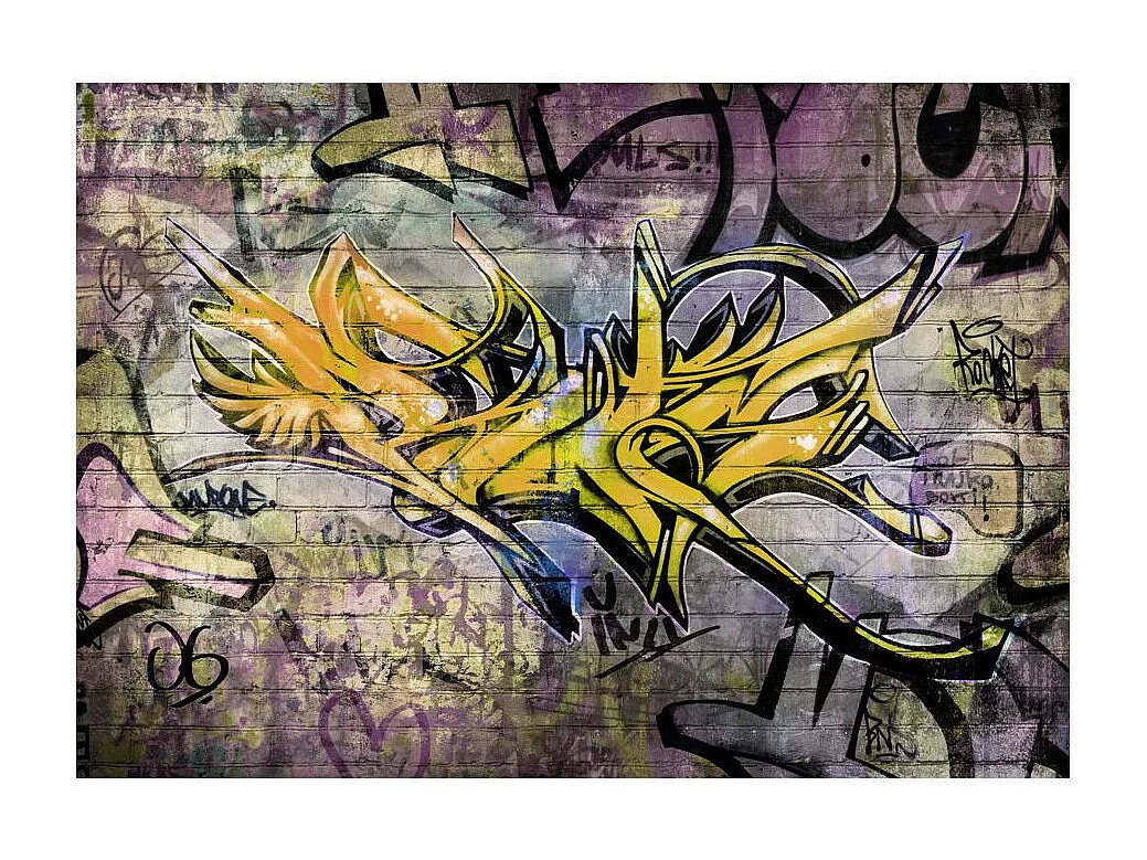 Papier Peint "Stunning Graffiti" 105 x 150 cm