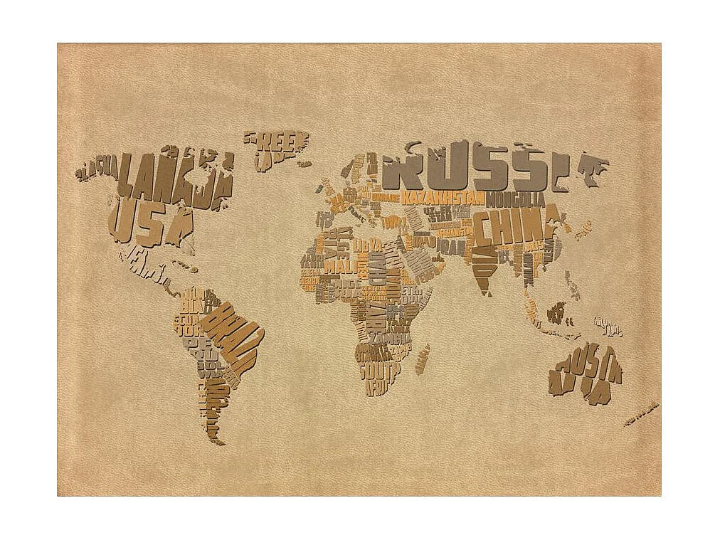 Papier Peint "Explorers' Map of the World" 231 x 300 cm