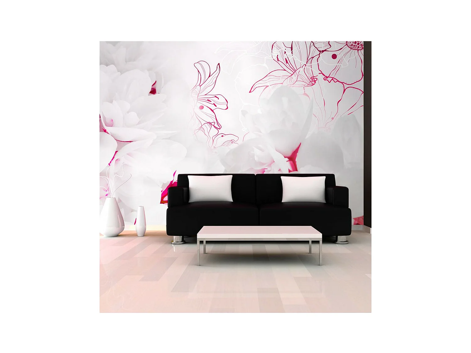 Papier Peint "Enveloped in White" 175 x 250 cm