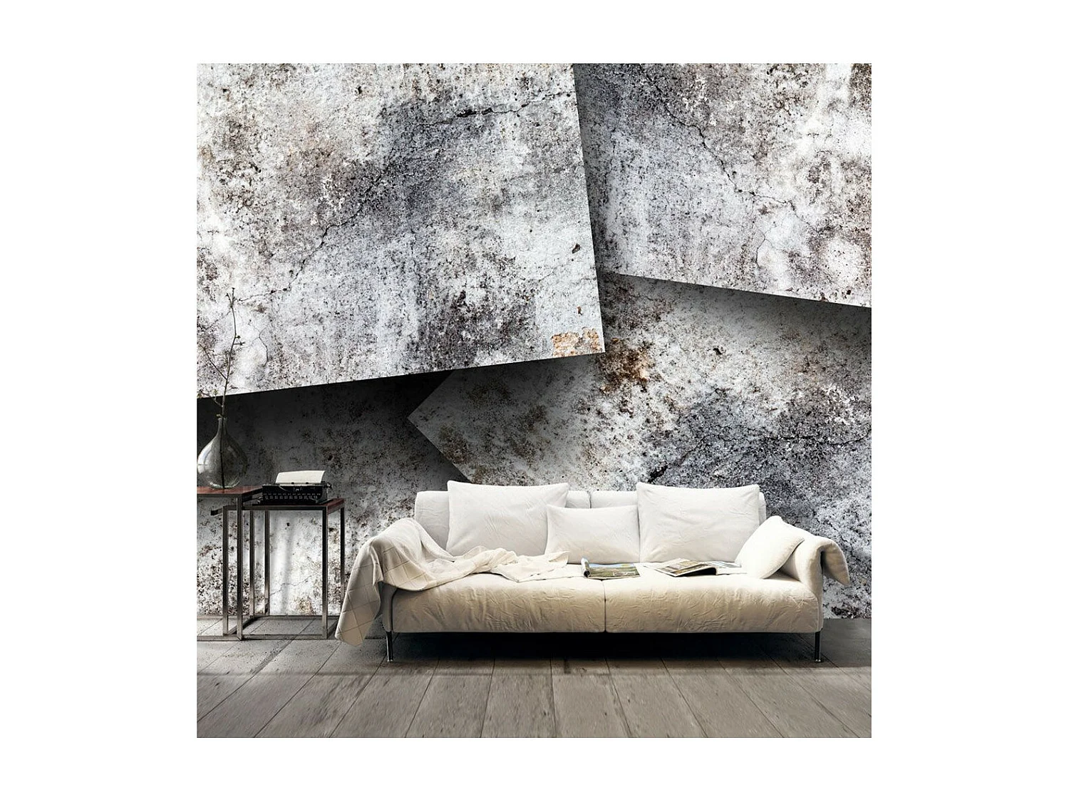 Papier Peint "Concrete Cards" 105 x 150 cm