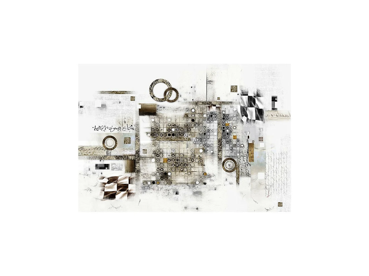 Papier Peint "Artistic Riddle" 70 x 100 cm