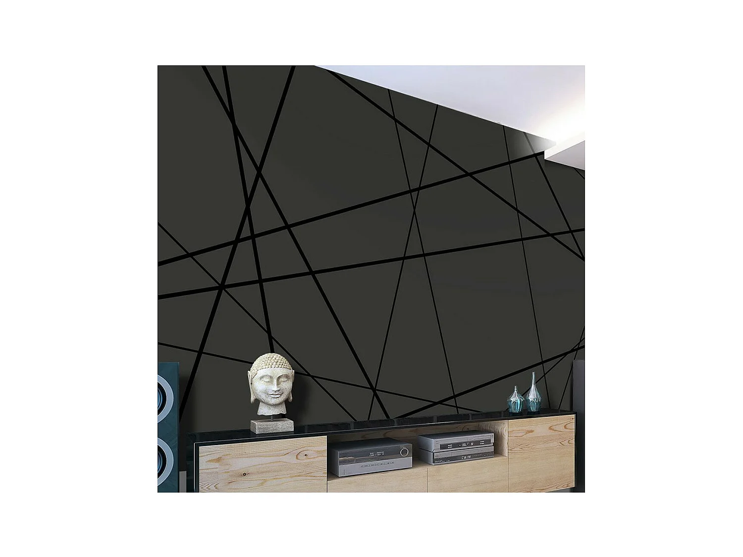 Papier Peint "Dark Intersection" 280 x 400 cm