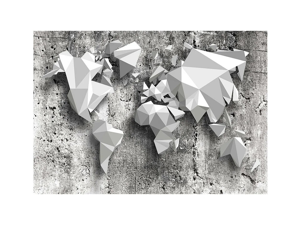 Papier Peint "World Map : Origami" 245 x 350 cm