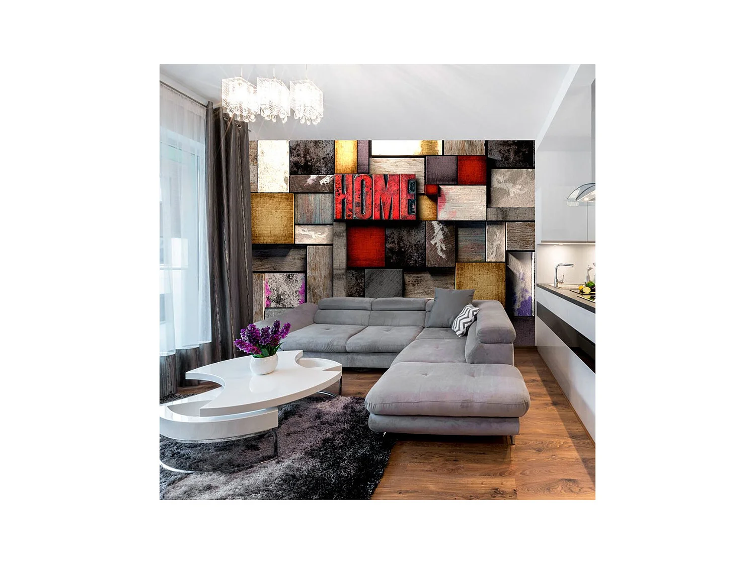 Papier Peint "Colorful Home" 210 x 300 cm