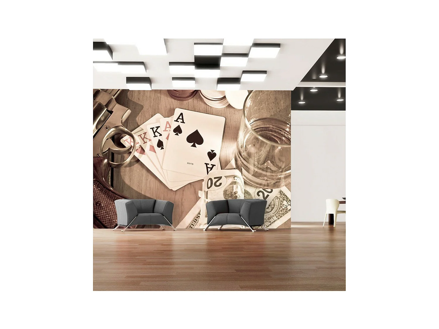 Papier Peint "Cards" 140 x 200 cm