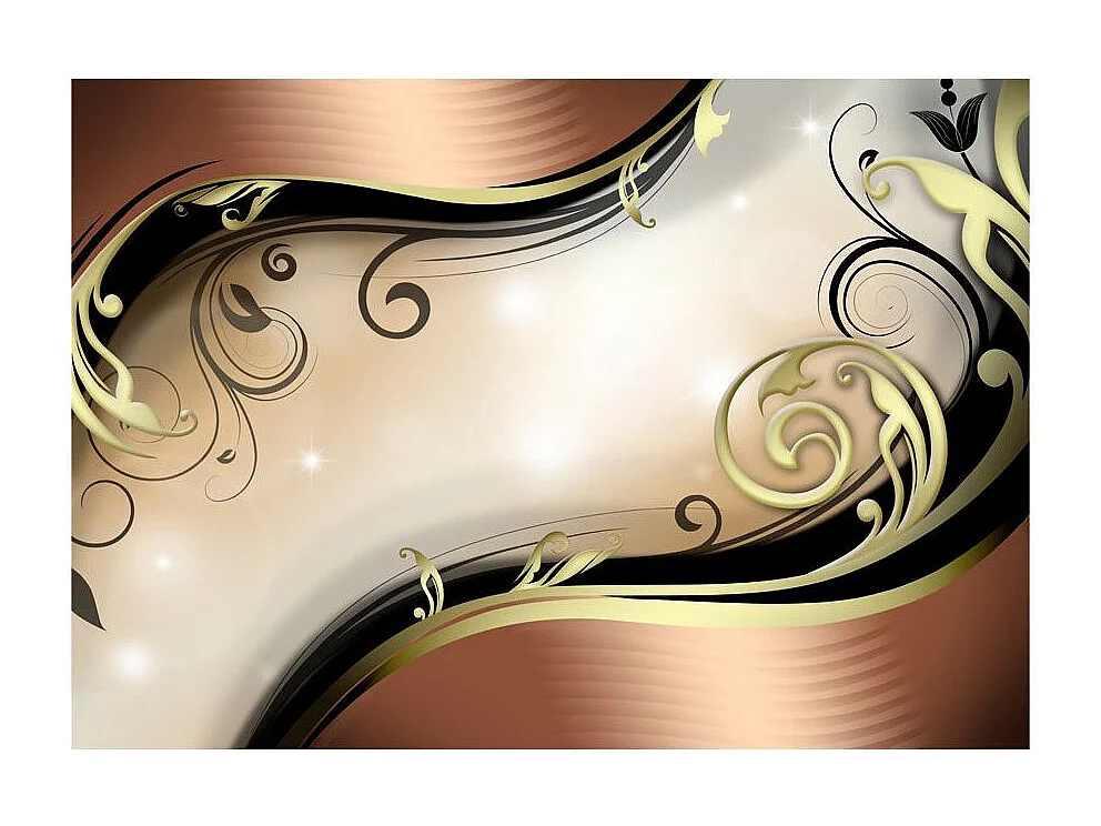 Papier Peint "Golden Glow" 245 x 350 cm