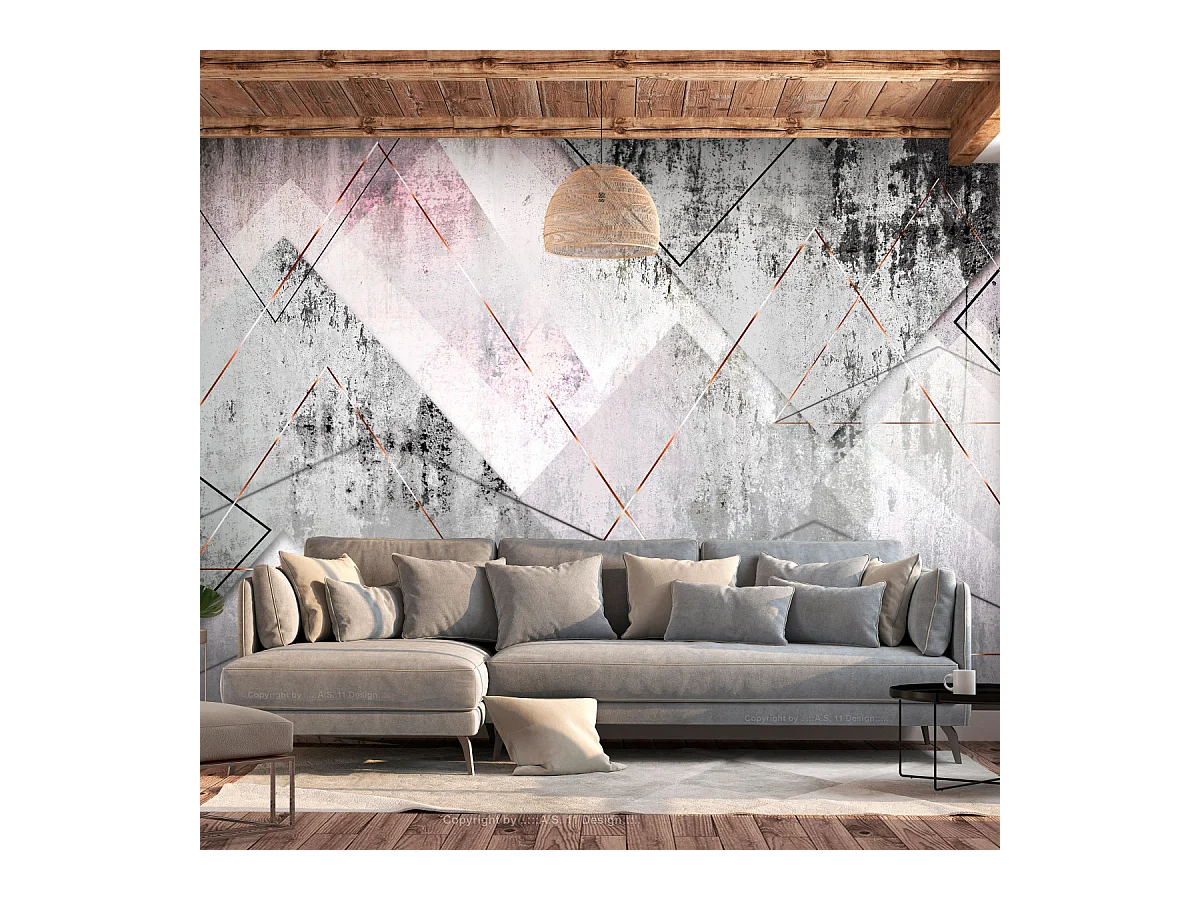 Papier Peint "Triangular Perspective" 70 x 100 cm