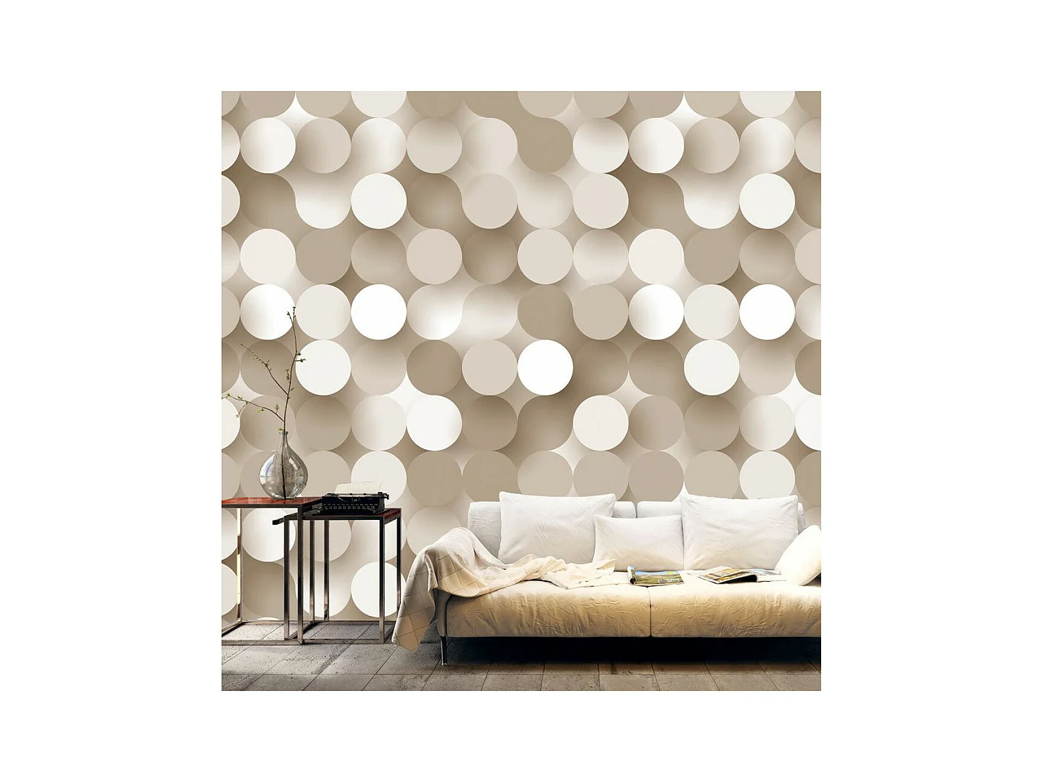 Papier Peint "Gold Net" 70 x 100 cm